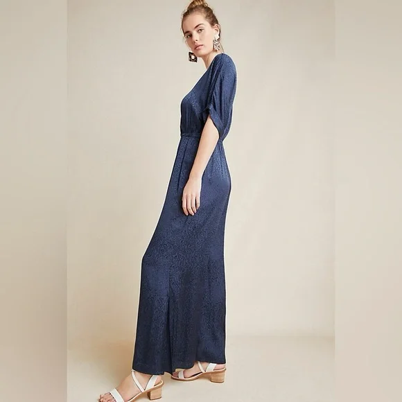 Maeve by Anthropologie Midnight Blue Jumpsuit NWT - Picture 3 of 6